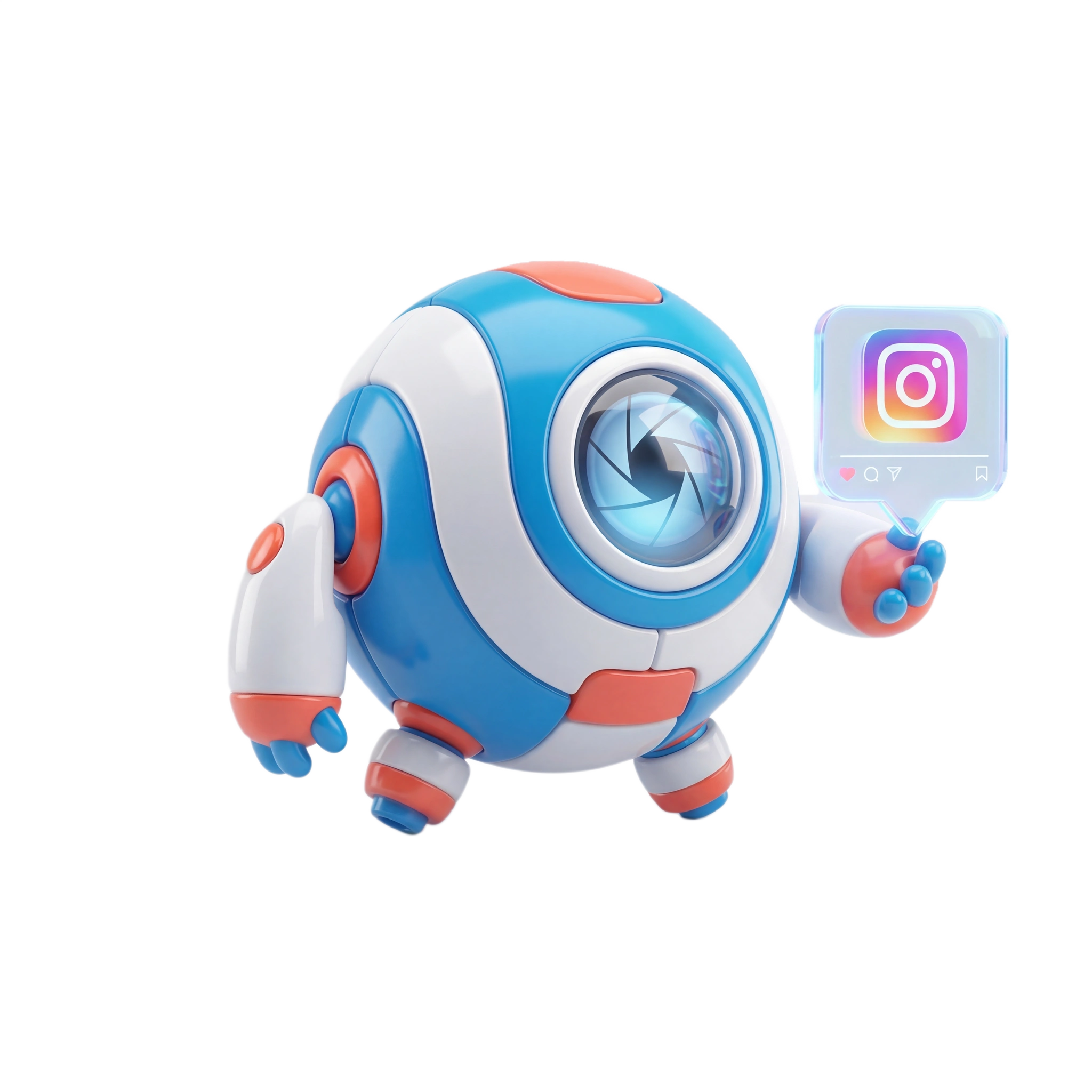 Instagram Downloader Mascot